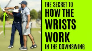 GOLF The Secret To How The Wrists Work In The Downswing [upl. by Einwahs655]