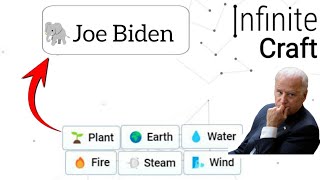 How to make Joe Biden in infinite craft  infinity craft [upl. by Etnud]