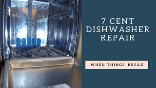 Howto Repair a Kitchenaid dishwasher that wont heat for 7 cents [upl. by Amos108]