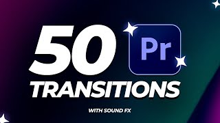 50 Free Seamless Transitions for Adobe Premiere Pro [upl. by Ttiwed]