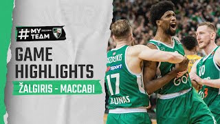 Zalgiris  Maccabi  Game Highlights  20230406 [upl. by Melinda]