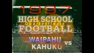 1997 Kahuku Football vs Waipahu  October 30 1997 [upl. by Llebanna]