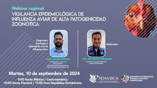 Sesión II del Webinar vigilancia epidemiológica de influenza aviar de alta patogenicidad zoonótica [upl. by Krystalle]