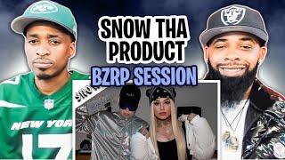 AMERICAN RAPPER REACTS TOSnow Tha Product  BZRP Music Sessions 39 [upl. by Doownelg]