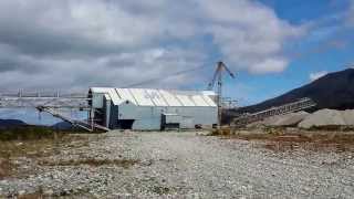 Kaniere  Grey River Gold Dredge on the Grey River Ngahere [upl. by Jacklin]