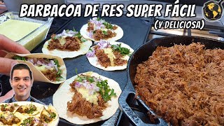 Como hacer Barbacoa de Res en una olla y sin complicaciones  Cocina Universal [upl. by Casi]