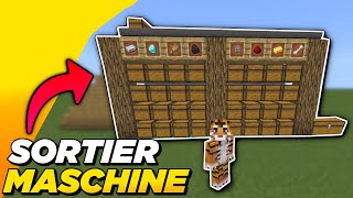 NEU SCHNELL und EINFACH Automatisches Lager Bauen Minecraft Bedrock 121 [upl. by Anirt]