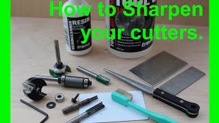 How to sharpen your router bits amp care for your cutter investments  ROUTER 101 Ep2 [upl. by Ayanat]