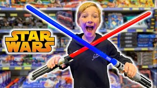 FATHER amp SON TOY STORE ADVENTURE  Star Wars Edition [upl. by Slifka]