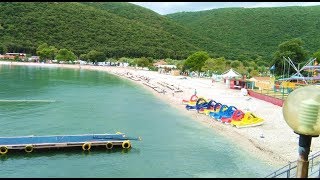 Beach Plaža Maslinica Rabac Istria [upl. by Ahseikram]