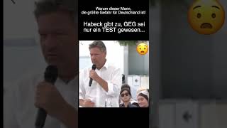 Robert Habeck gibt zu GEG sei nur ein TEST am Bürger gewesen Das glaubt mir mein Therapeut nicht 😳 [upl. by Atsejam776]