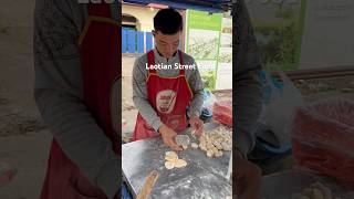 Laotian Street Food laos food [upl. by Eilahs]