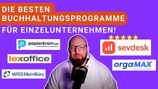 Die besten Buchhaltungsprogramme für Einzelunternehmer im Vergleich ✅ [upl. by Akenaj]