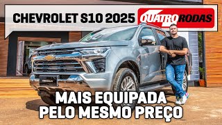 Nova Chevrolet S10 2025 fica mais POTENTE e URBANA contra Hilux e Ranger [upl. by Nawor]