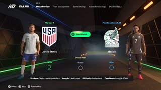 USA vs Mexico  EA Sports FC 25 PS5 Gameplay [upl. by Zampino319]