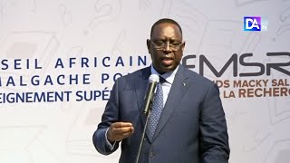 Inauguration UAM de Diamniadio  Macky Sall inaugure un bijou de 07 pavillons et de 5000 lits dun [upl. by Rutherfurd]