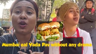 Mumbai Real Vada Pav  Without Any Drama Chandrikareality vadapav mumbaifood youtuber streetfood [upl. by Silvester]