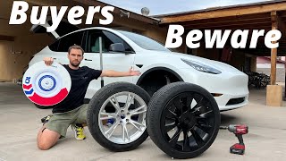 Which Tesla Model Y Wheel is Best  Range and Comfort Test [upl. by Kinnie872]