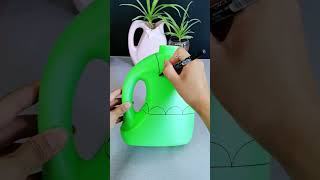 Handmade small plastic flower pots Life tips Handmade flower pots [upl. by Maril]