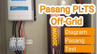 Pengalaman Membuat PLTS Off Grid Sederhana 2000 Watt Dari Awal Design Sampai Testing PART 1 [upl. by Cleve]