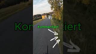 🔥Geschwindigkeitsversuch Sommer 2024💯 kommentiert maxGeschwindigkeit⬇️ dorf bike bikelife biker [upl. by Nauqal]