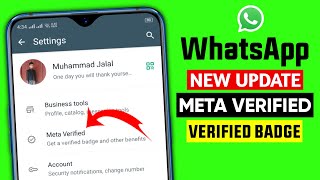 WhatsApp Meta verified update  WhatsApp new feature  WhatsApp business meta verified [upl. by Naened804]