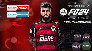 🚨 Novo FC 24 Mobile OFFLINE Com MODO CARREIRA PATCH MEGAMEDIAFIRE [upl. by Bonita]