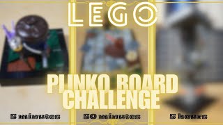 Lego plinko board challenge  EP2  5min 50 min 5 hour [upl. by Chaffee]