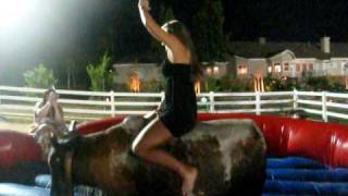 Shawna Riding the Mechanical Bull [upl. by Nauwtna]