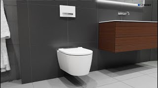 Geberit ONE WC  Installation [upl. by Yehtomit]