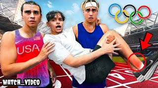 Our Brother Got HURT At The Olympics  lucas and marcus [upl. by Nnylram]