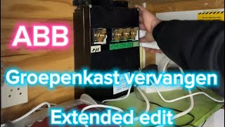 Groepenkast vervangen ⚡️XL Video 1  Elektricien  Amsterdam  ABB  how to  diy [upl. by Olifoet700]