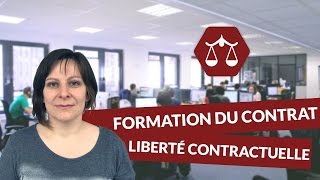 La formation du contrat  la liberté contractuelle  STMG Droit  digiSchool [upl. by Santa]