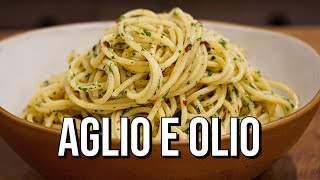 Spaghetti Aglio E Olio  Garlic And Oil Pasta Recipe [upl. by Issirk144]