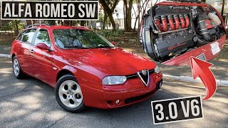 ALFA ROMEO SW COM MOTOR V6 DE 3 LITROS salvem as peruas  Garagem Drops 115 [upl. by Yhtommit459]