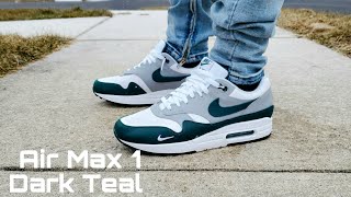 Air Max 1 LV8 Dark Teal Unboxing amp On Feet [upl. by Niamrahc]