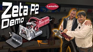 Lamello  Zeta P2 Invisible Joinery Full Demo By Philipp Senft  How its Works [upl. by Nerred]