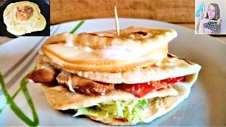 Domáci arabský chlieb  pita kebab jednoduchý recept [upl. by Joyan874]