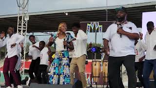 Performing my new song Hold on to Hope live at the FESTAC AFRICA FESTIVAL Kisumu 2024 [upl. by Glassco]