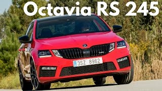 Skoda Octavia RS 245  Awesome Track Drive [upl. by Barnes]