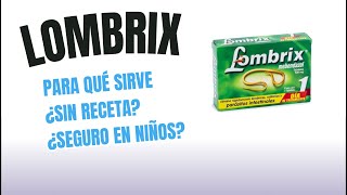 Lombrix Qué es para qué sirve cómo se toma ¿necesito receta ¿en cuánto hace efecto y más [upl. by Cordalia909]