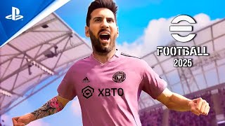 eFootball 2025 Official Reveal Trailer  PS5 [upl. by Thevenot]