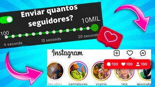 MELHOR APP COMO GANHAR SEGUIDORES REAIS BRASILEIROS NO INSTAGRAM MELHOR APLICATIVO GRÁTIS [upl. by Mcneil407]