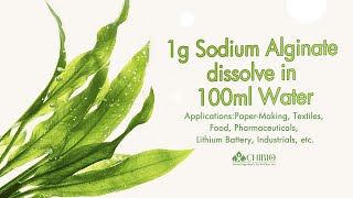 1g Sodium Alginate dissolve in 100ml WaterChibio [upl. by Voltmer]