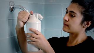 How to Install the Aquasana Shower Filter AQ4100 [upl. by Greenburg]