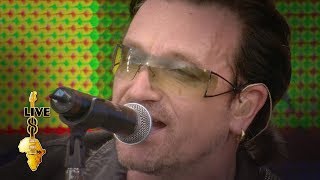 U2  One Live 8 2005 [upl. by Anelhtak393]