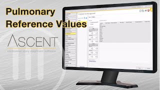 Pulmonary Reference values in Ascent Software [upl. by Zolner]