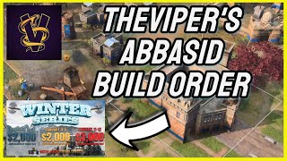 AoE4  TheVipers Abbasid Build Order in EGC Winter Series [upl. by Simdars]