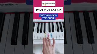 Another Love  Tom Odell Piano Tutorial anotherlove pianotutorialeasy pianobeginner [upl. by Zurn]