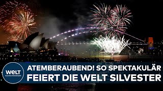 SILVESTER 2022 Atemberaubend New York London Paris Sydney  So spektakulär feiert die Welt [upl. by Mailliw]